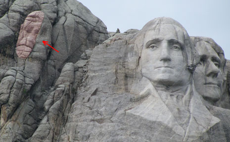 This is Mount Rushmore on June 18th, 2009. Copyright © 2009 obamafu.com