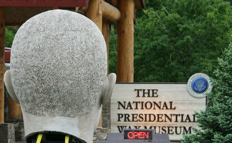 Picture taken at Mount Rushmore on June 18th, 2009. Copyright © 2009 obamafu.com